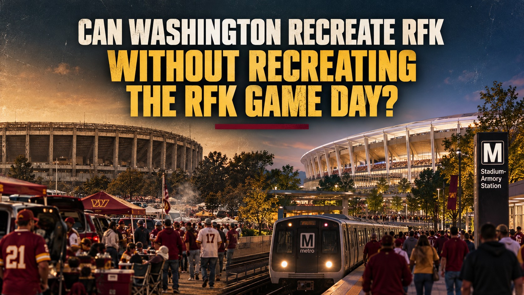 Can Washington Recreate RFK Without Recreating The RFK Gameday?